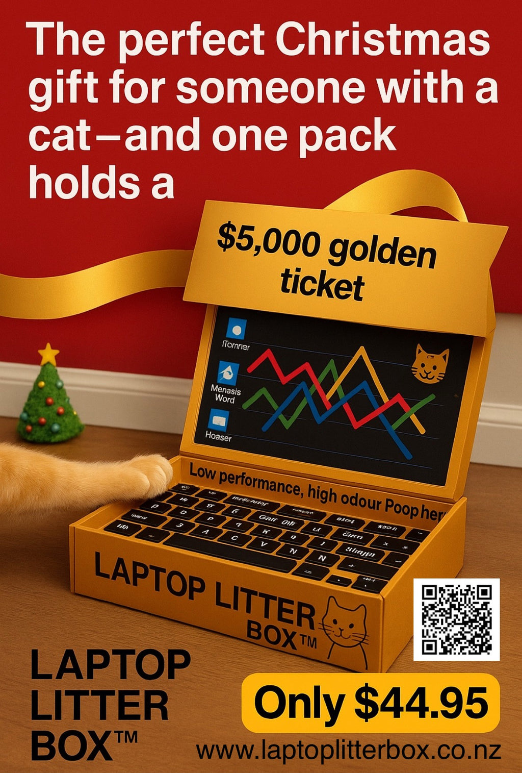 The Laptop Litter Box - (NZ ONLY)